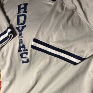 PATRICK EWINGS NWOTS COLLEGIATE WARM UP/SHOOTING SHIRT @ GEORGETOWN UNIV!